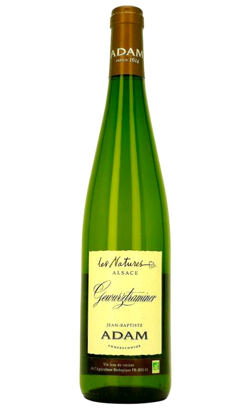 Вино Jean-Baptiste Adam Les Natures Gewurztraminer Alsace 2016