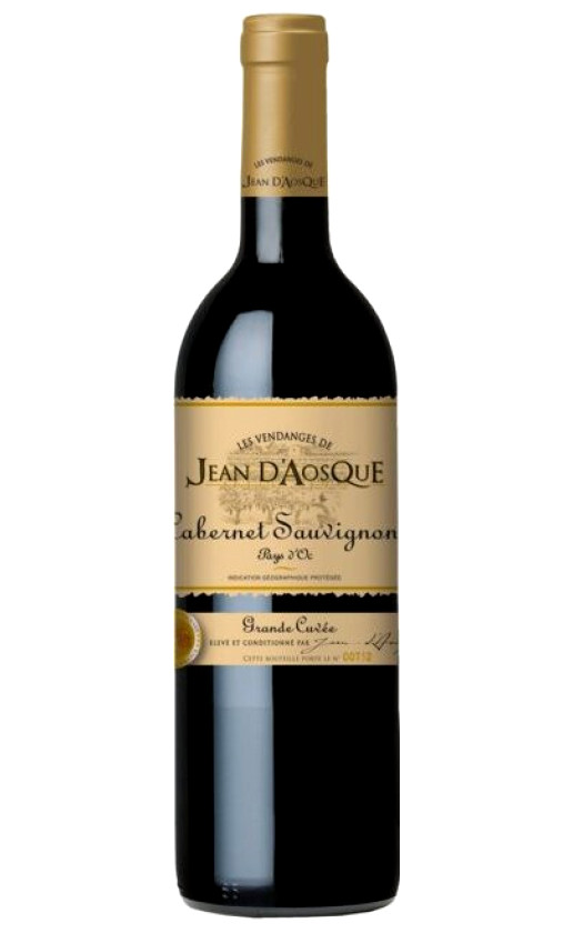 Вино Jean d'Aosque Cabernet Sauvignon