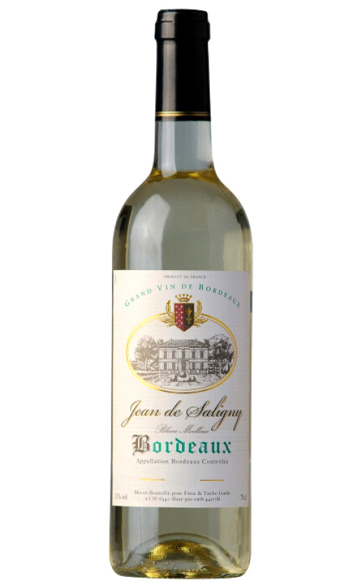 Wine Jean De Saligny Bordeaux Blanc Semisweet 2013