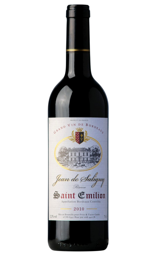 Wine Jean De Saligny Saint Emilion 2010