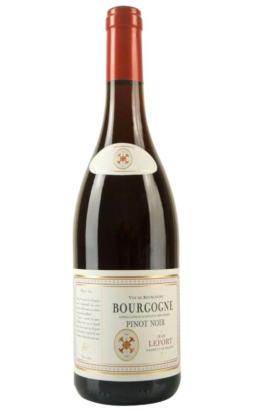 Wine Jean Lefort Bourgogne Pinot Noir 2019