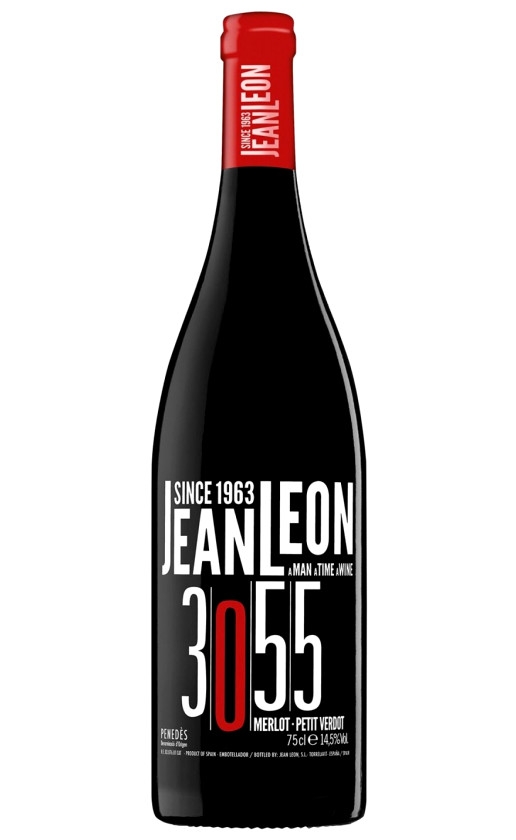 Вино Jean Leon 3055 Merlot-Petit Verdot Penedes 2017
