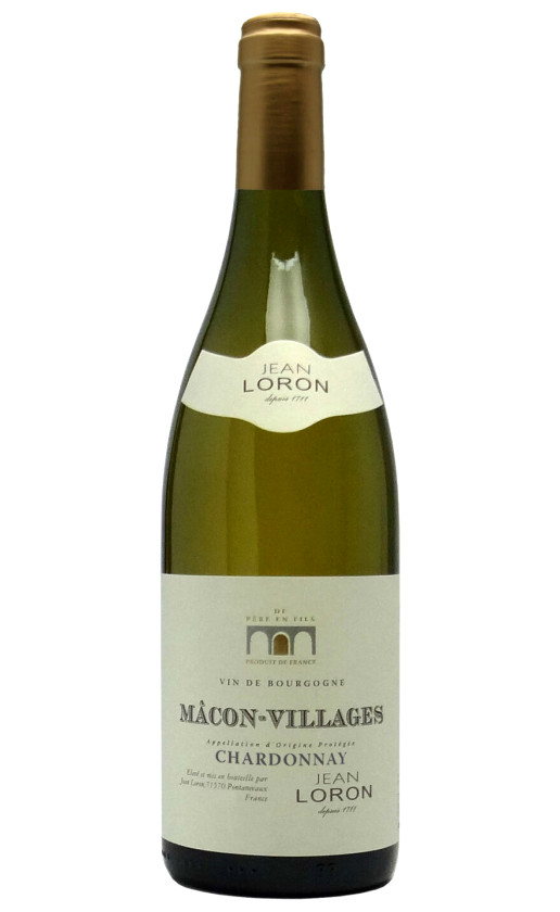 Wine Jean Loron Macon Villages Chardonnay