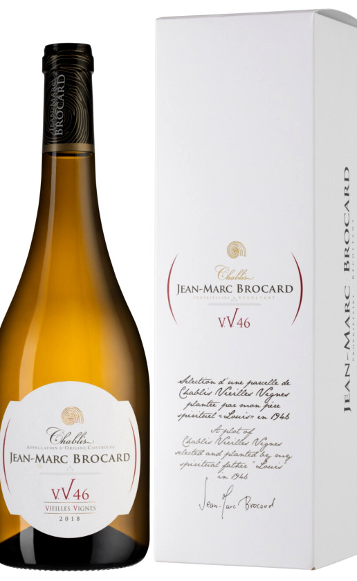 Вино Jean-Marc Brocard Chablis V.V. 46 2018 gift box