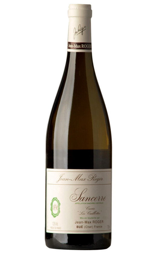 Wine Jean Max Roger Sancerre Blanc Aoc Les Caillottes 2009