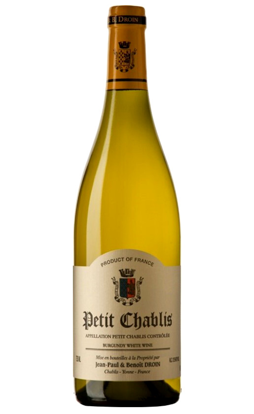 Wine Jean Paul Benoit Droin Petit Chablis 2020