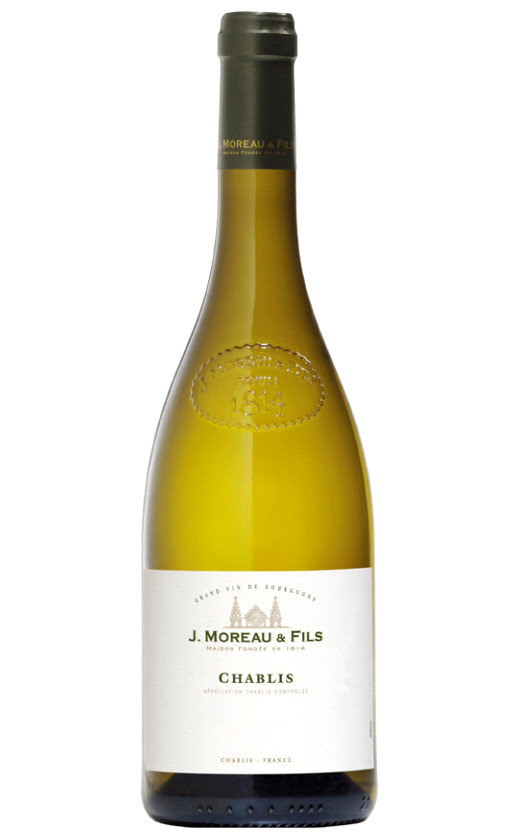 Вино J.Moreau Fils Chablis 2017