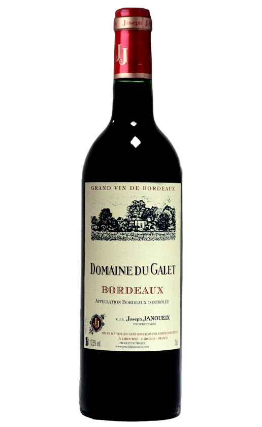 Wine Joseph Janoueix Domaine Du Galet Bordeaux