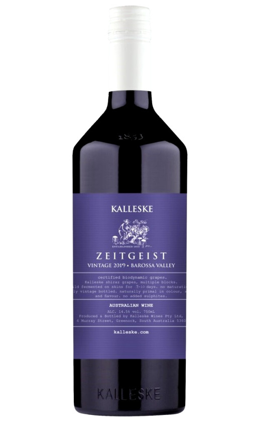 Wine Kalleske Zeitgeist 2019