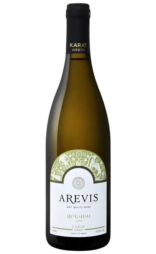 Wine Karat Winery Arevis White Vayots Dzor 2016