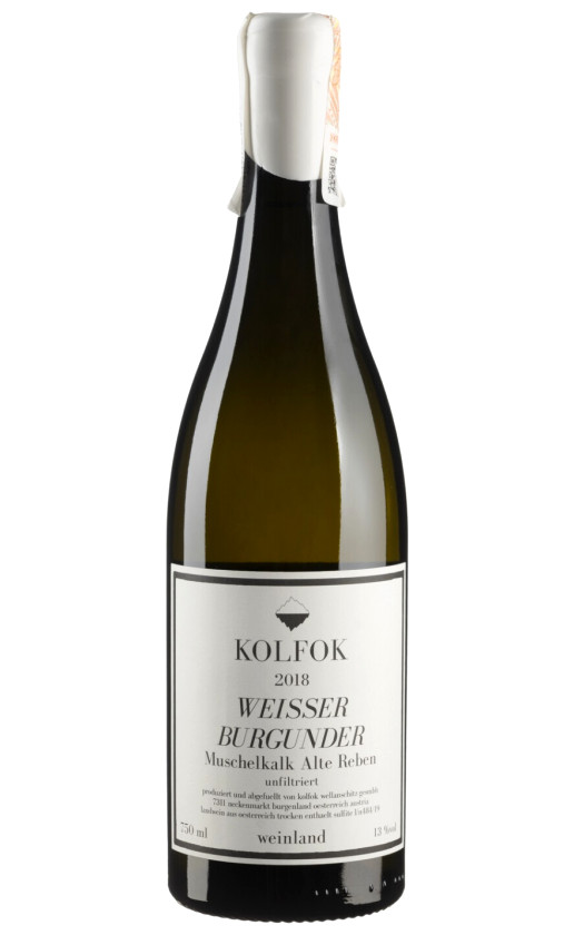 Wine Kolfok Muschelkalk Alte Reben Weisser Burgunder 2018