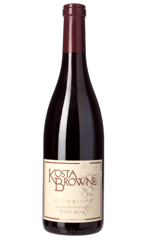 Wine Kosta Browne Keefer Ranch Pinot Noir Russian River Valley 2014
