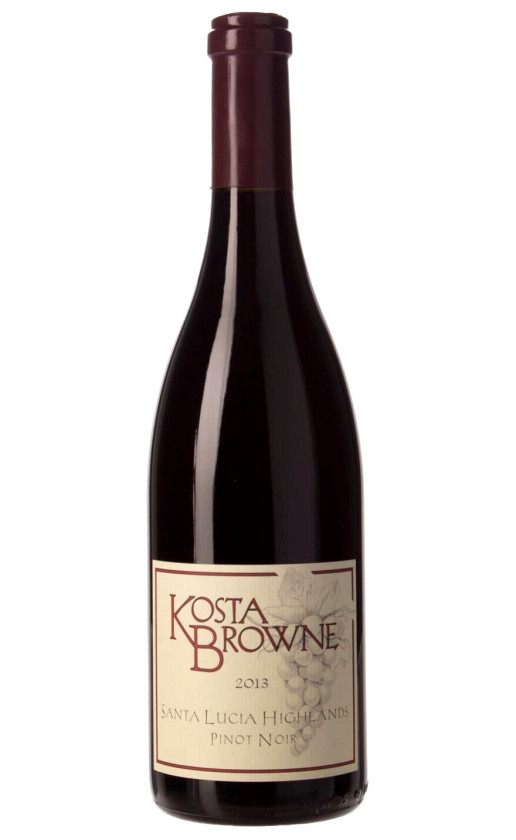 Wine Kosta Browne Pinot Noir Santa Lucia Highlands 2013