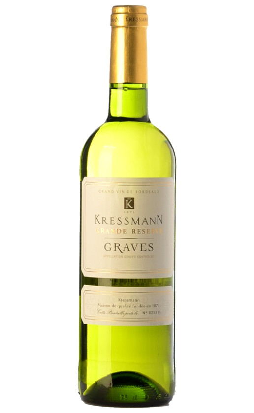 Wine Kressmann Grande Reserve Graves Blanc 2016