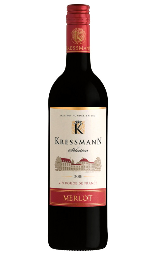 Wine Kressmann Selection Merlot 2016