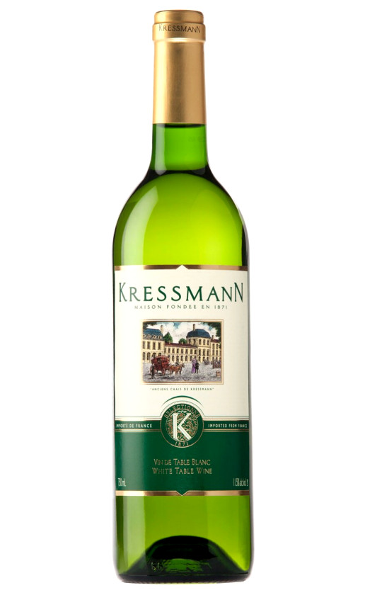 Wine Kressmann Vin De Table Blanc