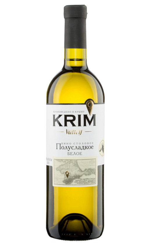 Wine Krim Valley White Semi Sweet