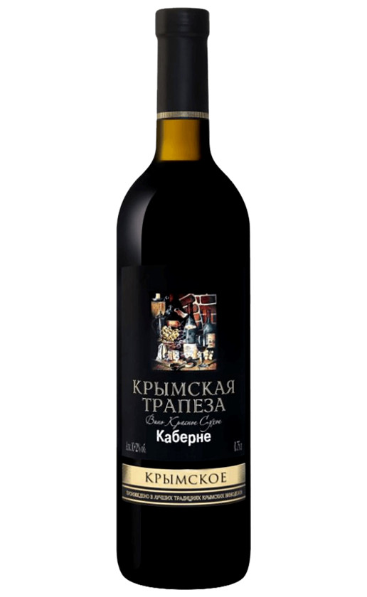 Wine Krymskaya Trapeza Kaberne