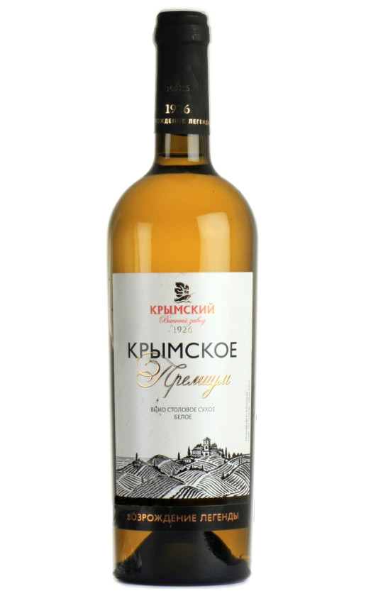 Wine Krymskoe Premium Beloe