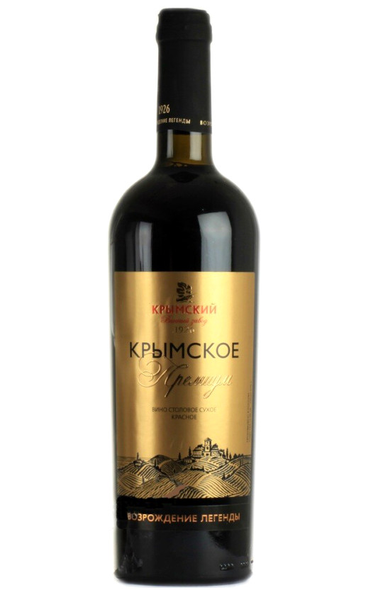 Wine Krymskoe Premium Krasnoe