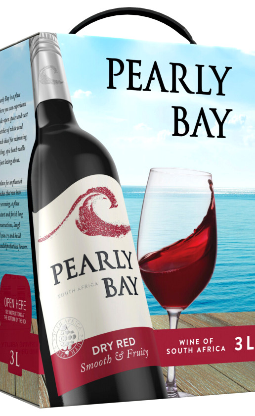 Wine Kwv Pearly Bay Dry Red Bag In Box