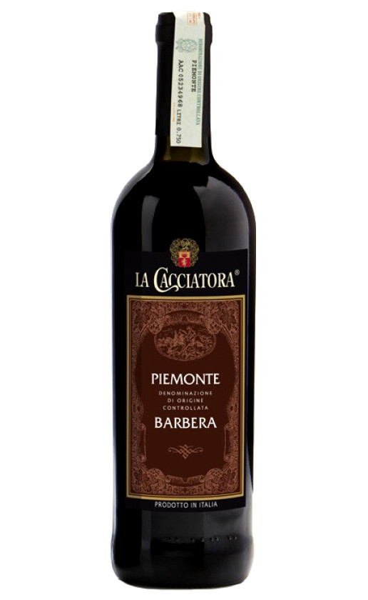Wine La Cacciatora Barbera Piemonte 2014