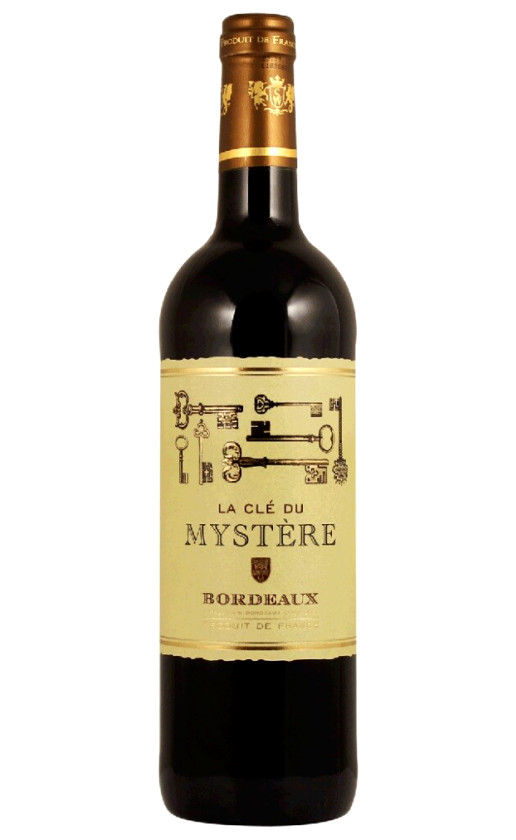 Вино La Cle du Mystere Rouge Bordeaux 2018