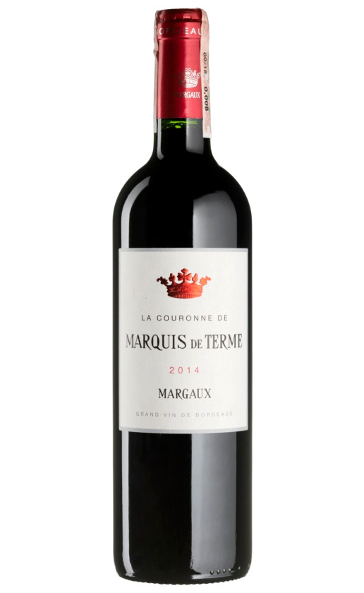 Вино La Couronne de Marquis de Terme Margaux 2014