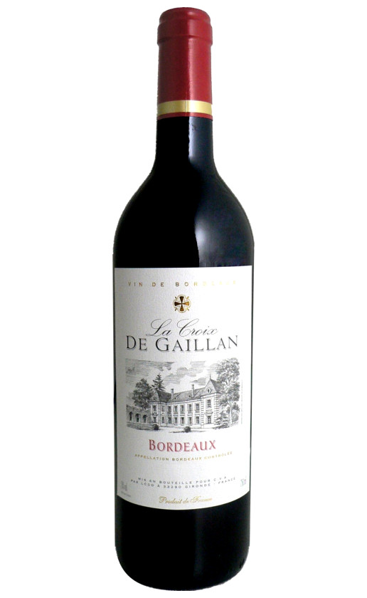 Wine La Croix De Gaillan Rouge Sec Bordeaux Aoc