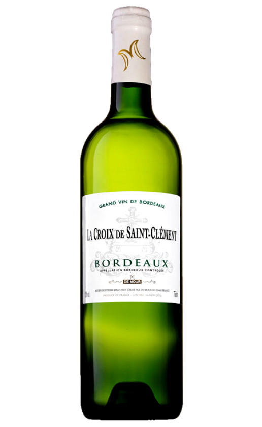 Wine La Croix De Saint Clement Blanc Bordeaux