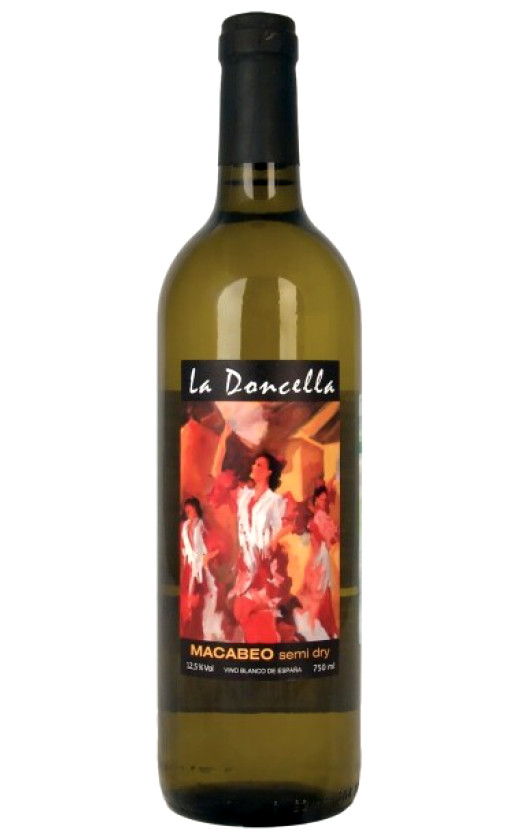 Wine La Doncella Macabeo Semi Dry 2008