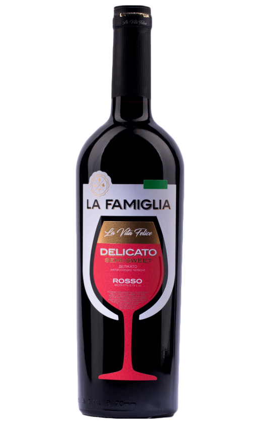 Wine La Famiglia Delicato Rosso Semi Sweet