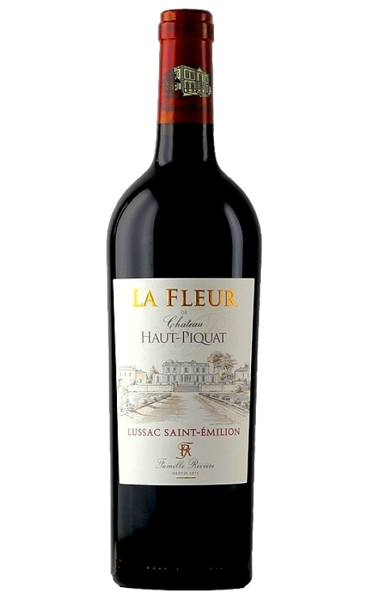 Вино La Fleur de Chateau Haut Piquat Lussac Saint-Emilion 2015