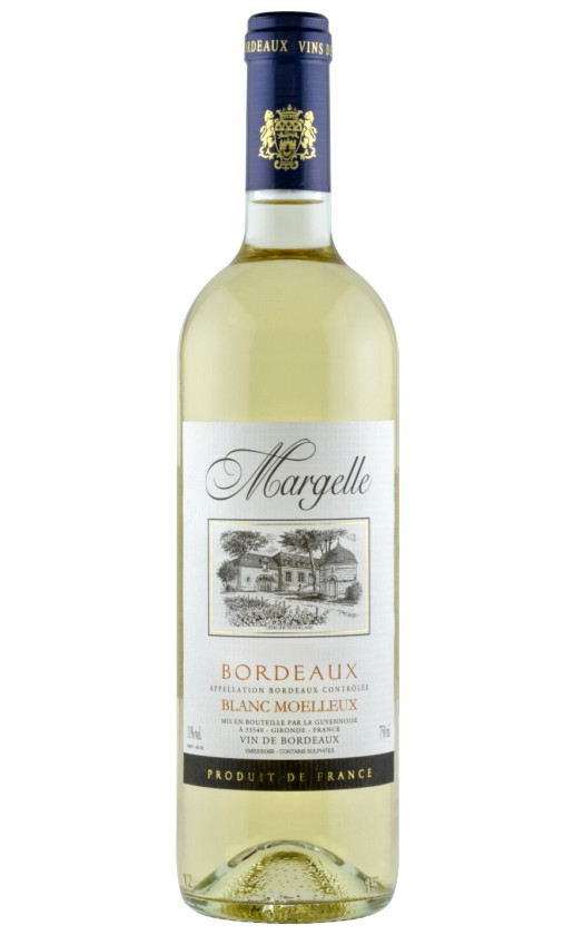 Wine La Guyennoise Margelle Bordeaux Blanc Moelleux