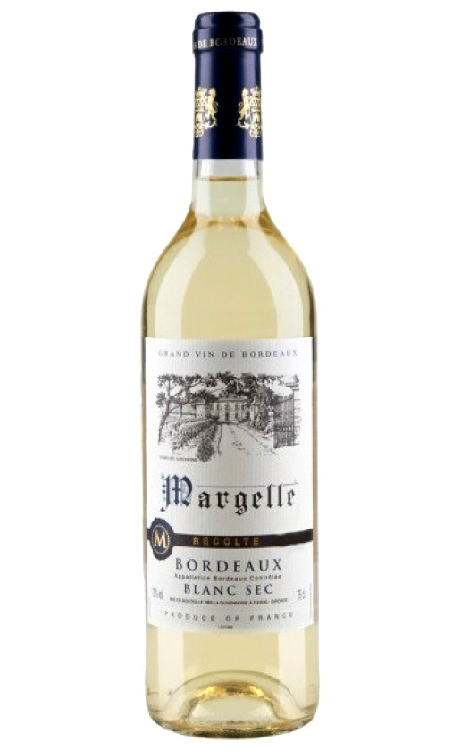 Wine La Guyennoise Margelle Bordeaux Blanc Sec