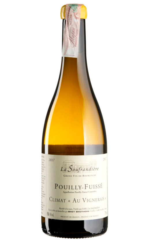 Вино La Soufrandiere Pouilly Fuisse Climat Au Vignerais 2017