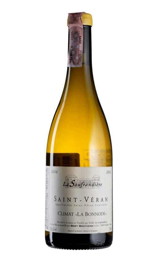 Wine La Soufrandiere Saint Veran Climat La Bonnode 2016