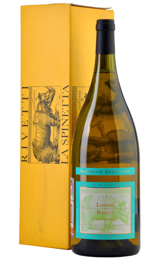 Wine La Spinetta Langhe Bianco Sauvignon 2007 Gift Box