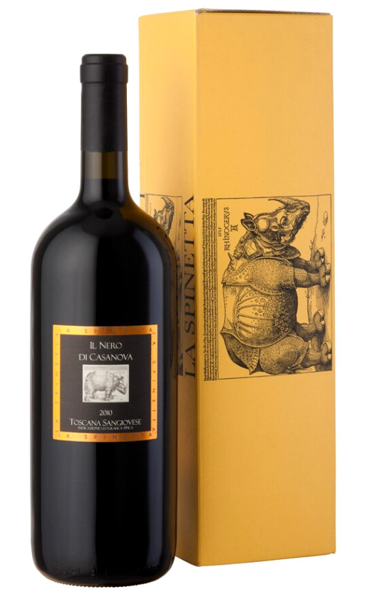 Wine La Spinetta Sangiovese Il Nero Di Casanova Toscana 2010 Gift Box