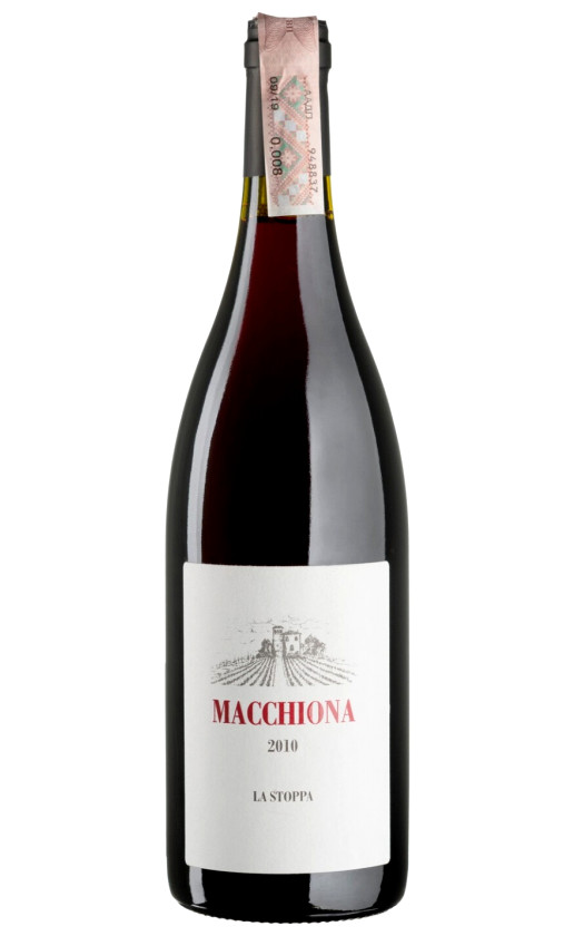 Wine La Stoppa Macchiona Emilia 2010
