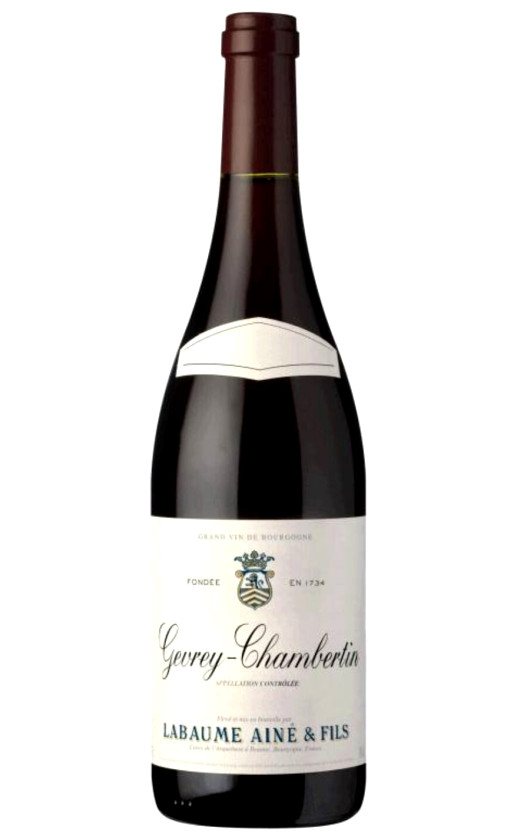 Wine Labaume Aine Fils Bourgogne Gevrey Chambertin 2012
