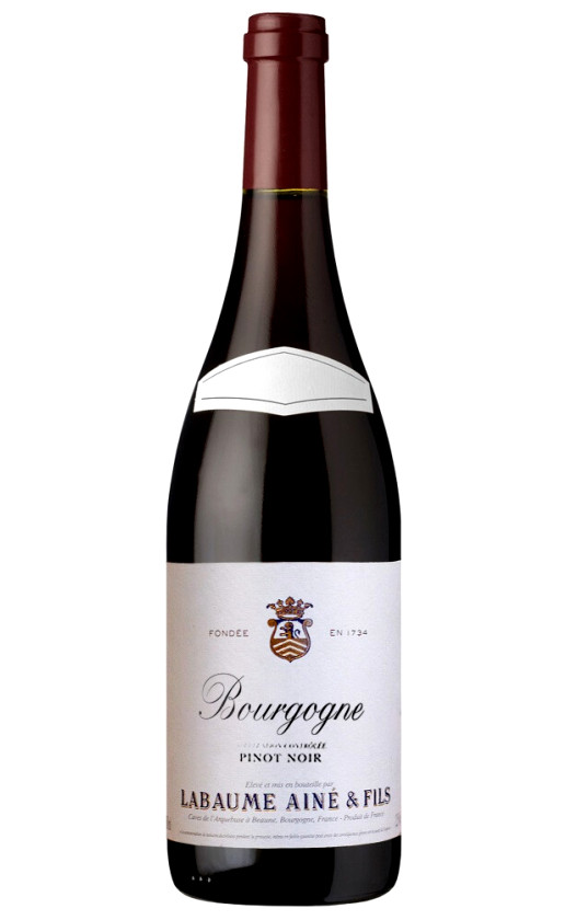 Wine Labaume Aine Fils Bourgogne Pinot Noir 2018