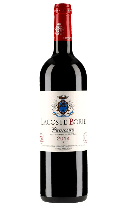 Wine Lacoste Borie 2014