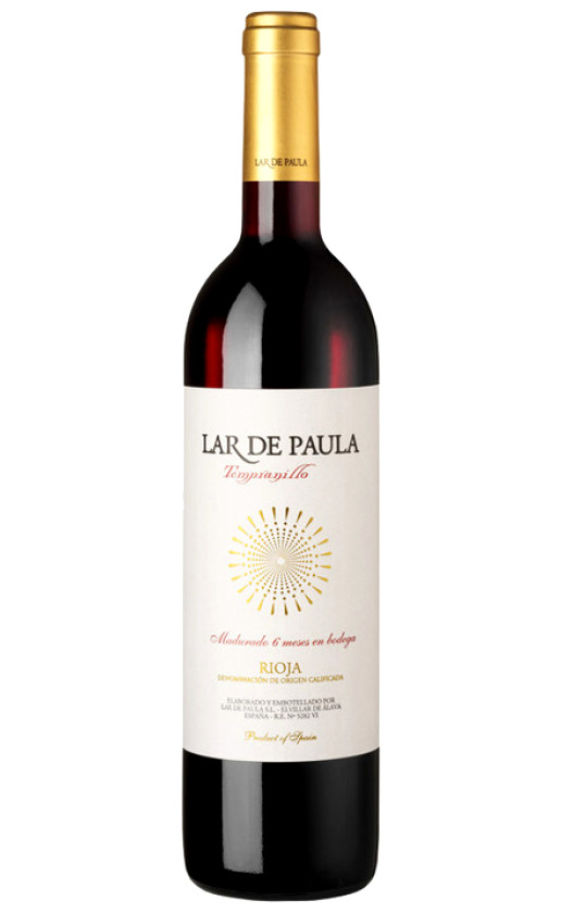 Wine Lar De Paula Tempranillo 2018
