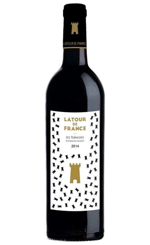 Wine Latour De France Les Terrasses Cotes Du Roussillon Villages 2014