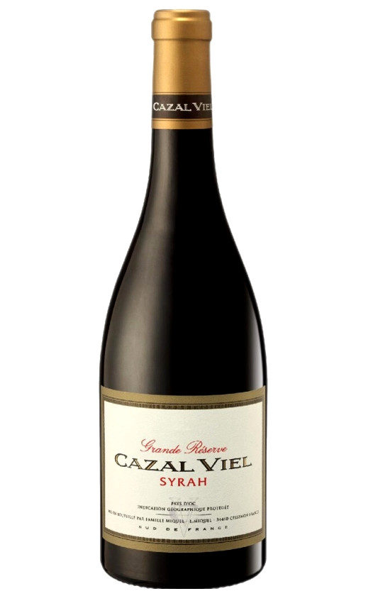 Wine Laurent Miquel Cazal Viel Grande Reserve Syrah Pays Doc 2017