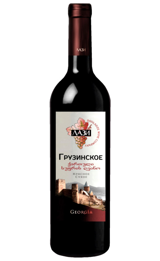 Wine Lazi Gruzinskoe Krasnoe