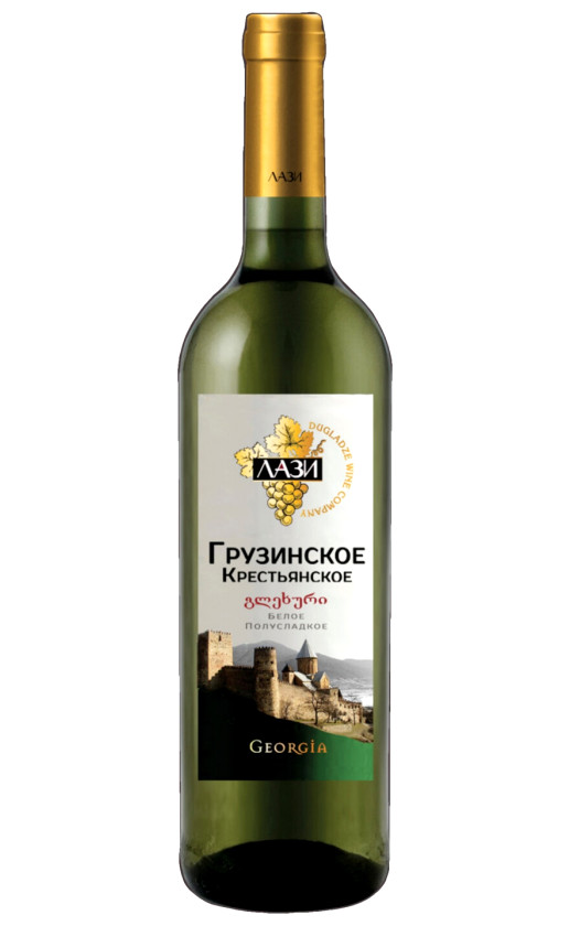 Wine Lazi Gruzinskoe Krestyanskoe Beloe
