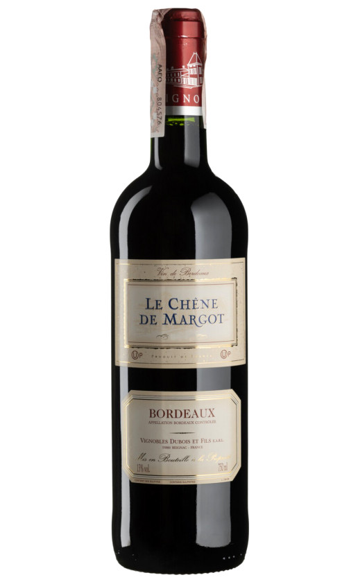 Wine Le Chene De Margot Rouge Bordeaux