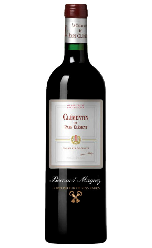 Wine Le Clementin Rouge Du Pape Clement Pessac Leognan 2014